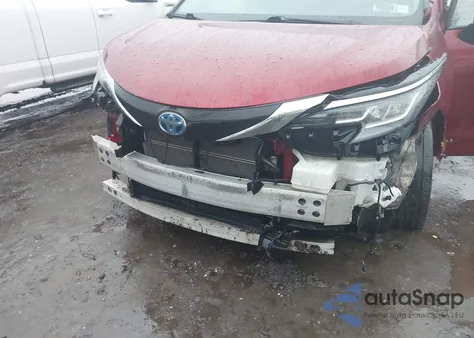 2021 Toyota Sienna Le z USA, uszkodzony, nr VIN 5TDKRKEC6MS046707